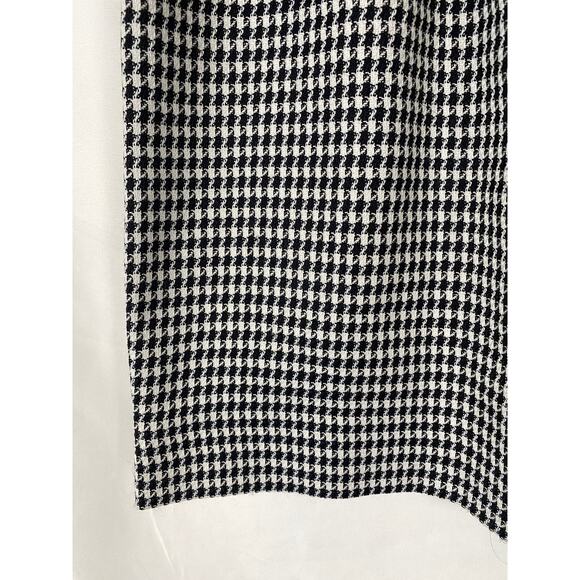 Mitchell Mitchell Vintage Women's Houndstooth Skirt Elastic Waist Size 8 - Picture 8 of 12